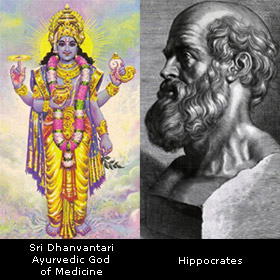 Dhanvantari&Hippocrates